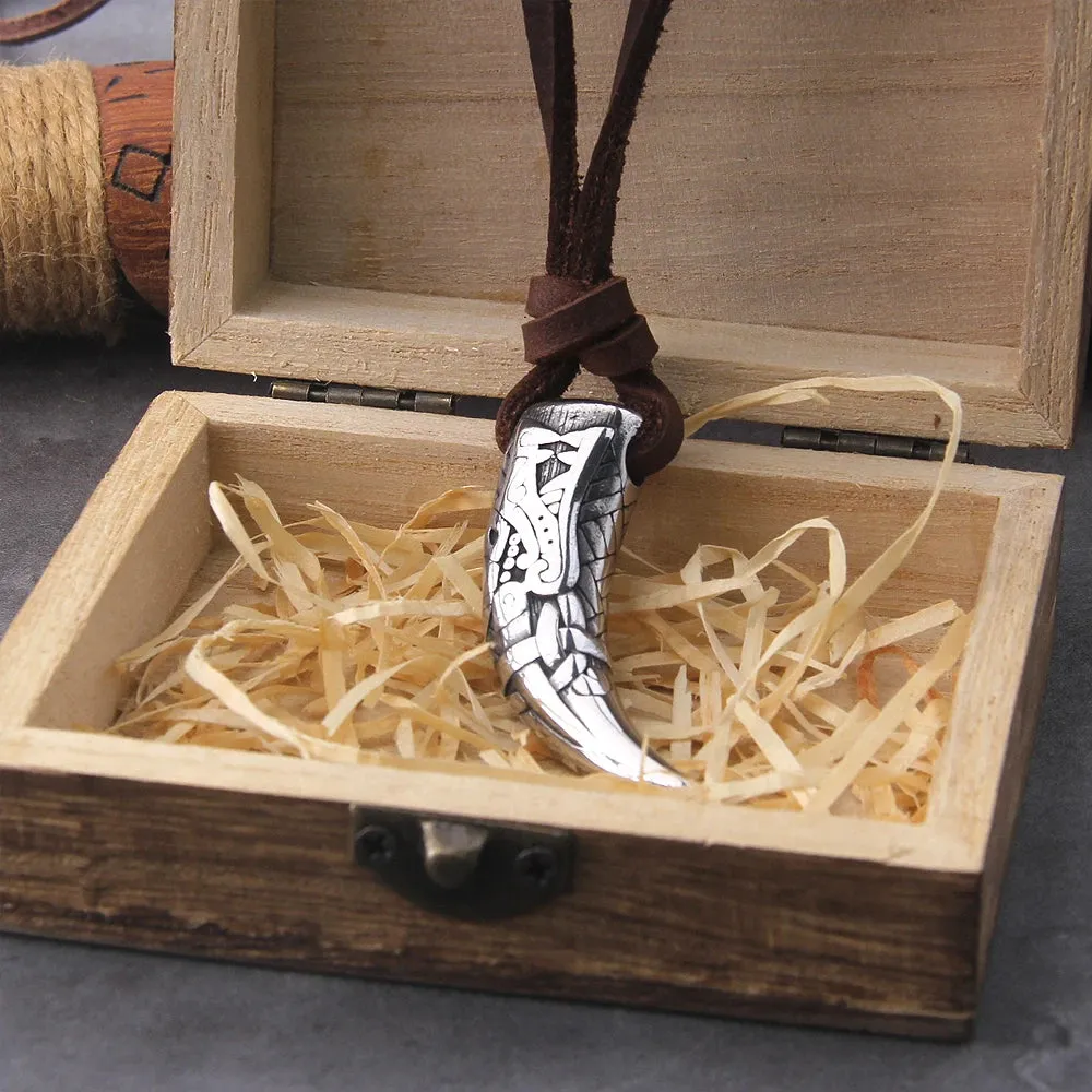 Carved Claw Necklace