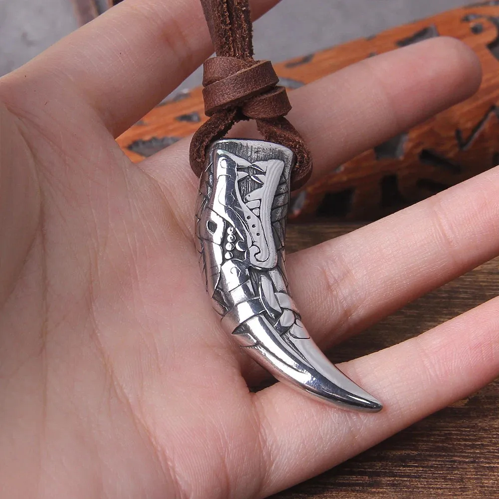 Carved Claw Necklace