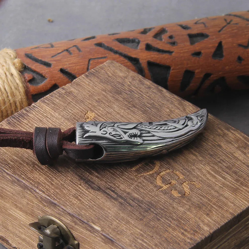 Carved Claw Necklace