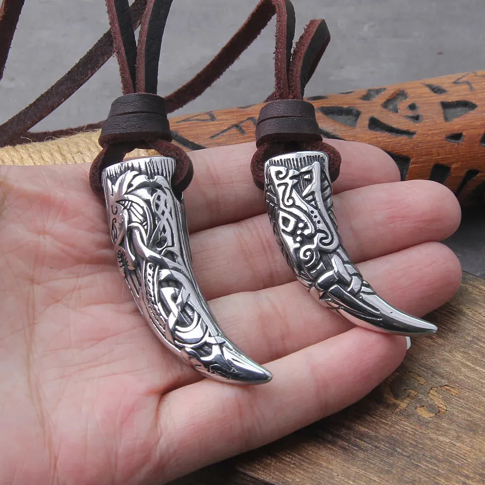 Carved Claw Necklace