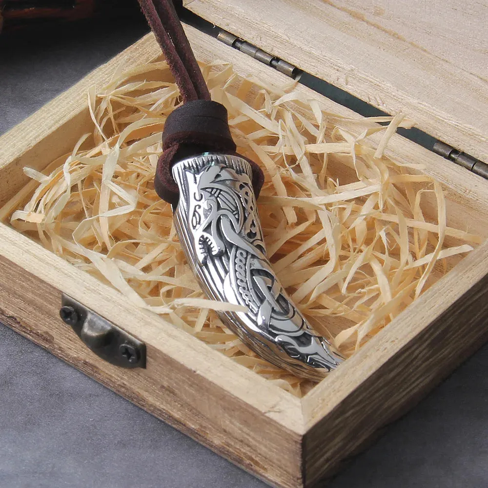Carved Claw Necklace