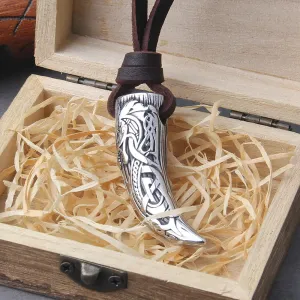 Carved Claw Necklace
