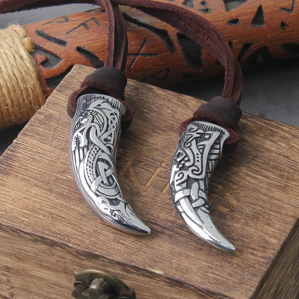 Carved Claw Necklace