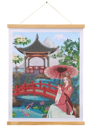 CAS-05L: Crystal Art 35x45cm Scroll Kit - Pavilion