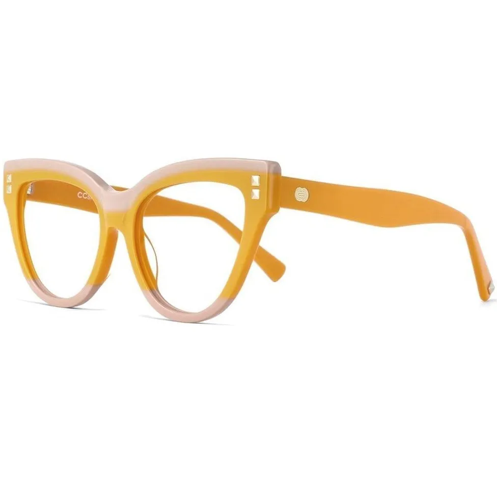 Celeste Oversized Two-Color Stitching Glasses Frame