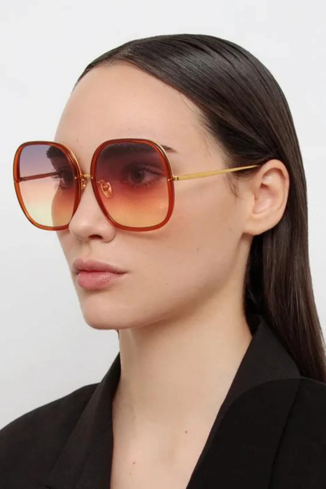 Celia Oversized Sunglasses | Orange