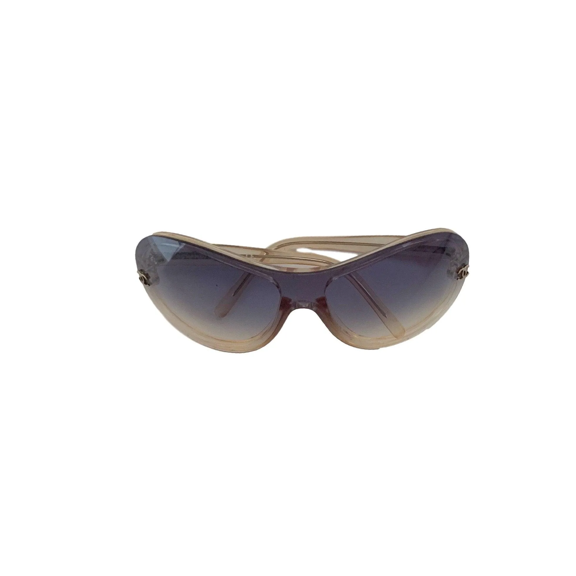 Chanel Blue Ombre Oversized Sunglasses