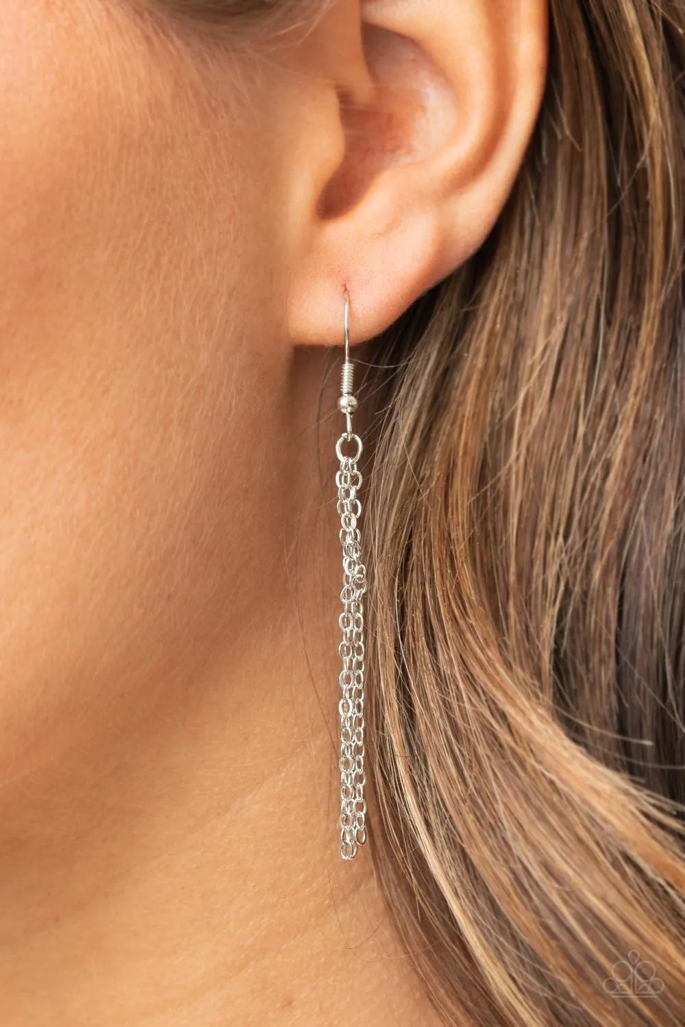 Chaos Coordinator - Silver Necklace - Paparazzi Accessories