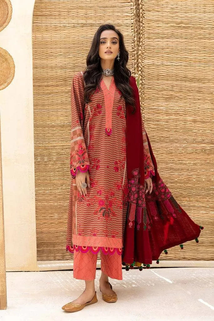 Charizma Khaddar/Embroidered Pashmina Shawl/Limited Edition