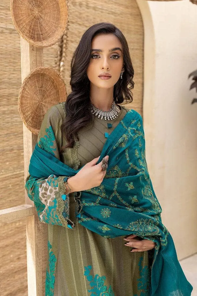 Charizma Khaddar/Embroidered Pashmina Shawl/Limited Edition