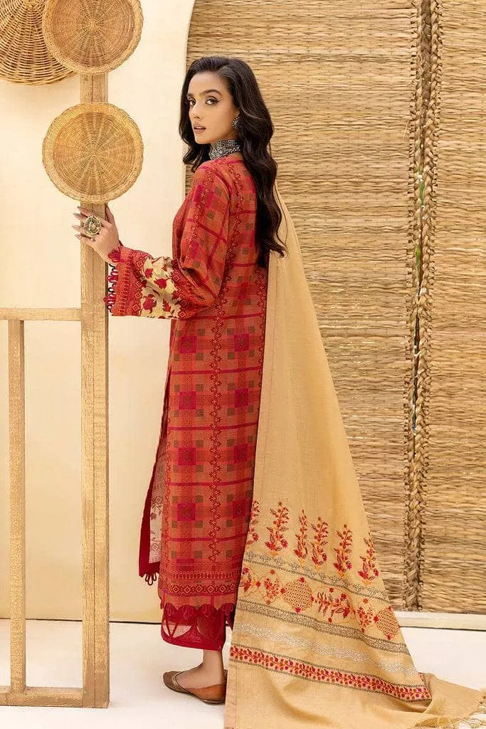 Charizma Khaddar/Embroidered Pashmina Shawl/Limited Edition