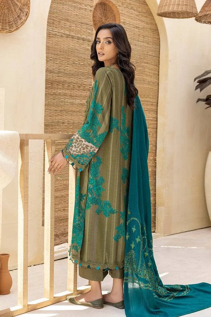 Charizma Khaddar/Embroidered Pashmina Shawl/Limited Edition