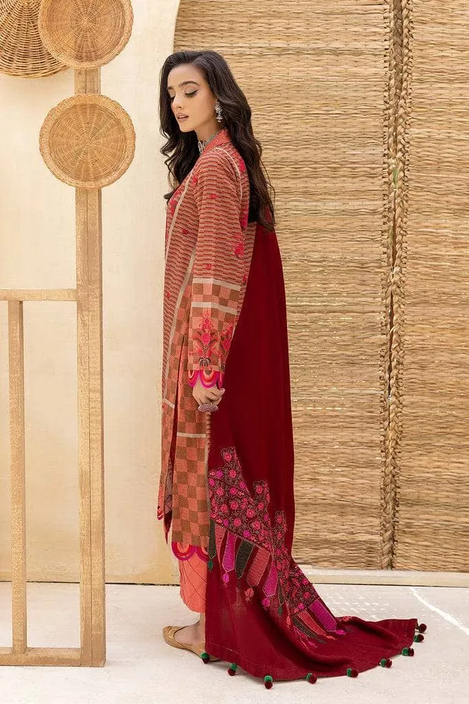 Charizma Khaddar/Embroidered Pashmina Shawl/Limited Edition