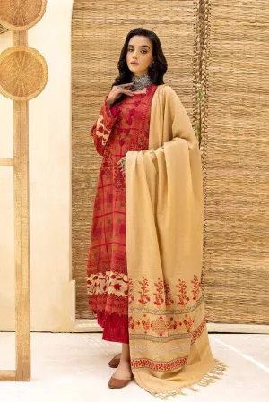 Charizma Khaddar/Embroidered Pashmina Shawl/Limited Edition