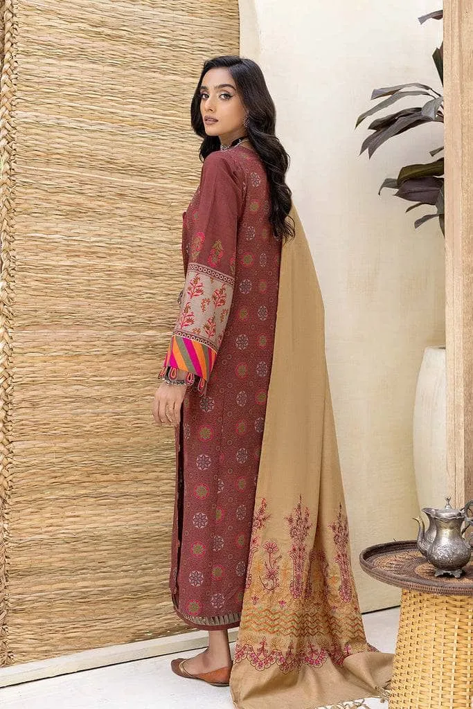 Charizma Khaddar/Embroidered Pashmina Shawl/Limited Edition
