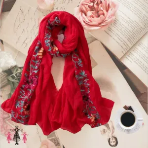 Cherry Pashmina Scarf