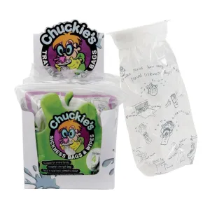 Chuckies Sickness Bags & Wipes 4 Pack