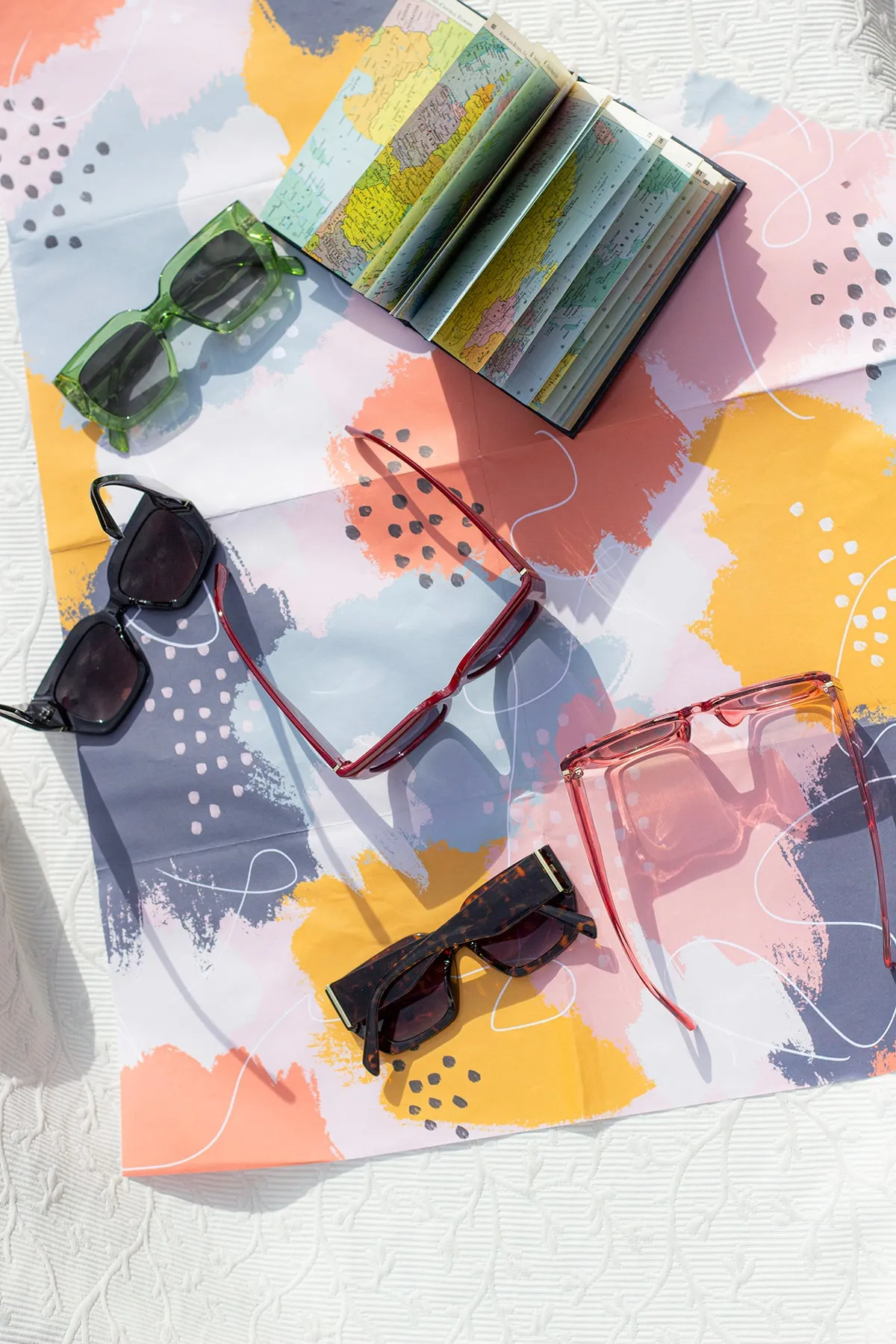 Chunky Angled Square Sunglasses