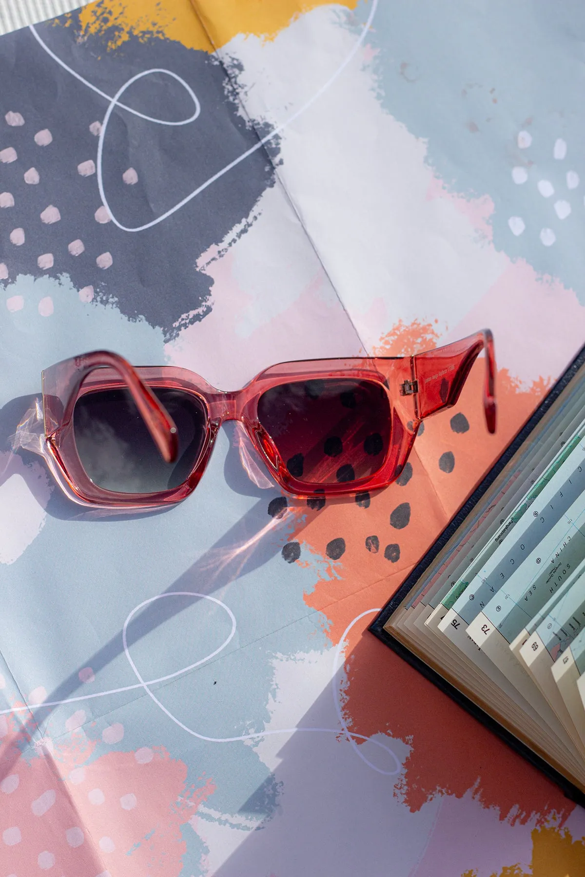 Chunky Angled Square Sunglasses