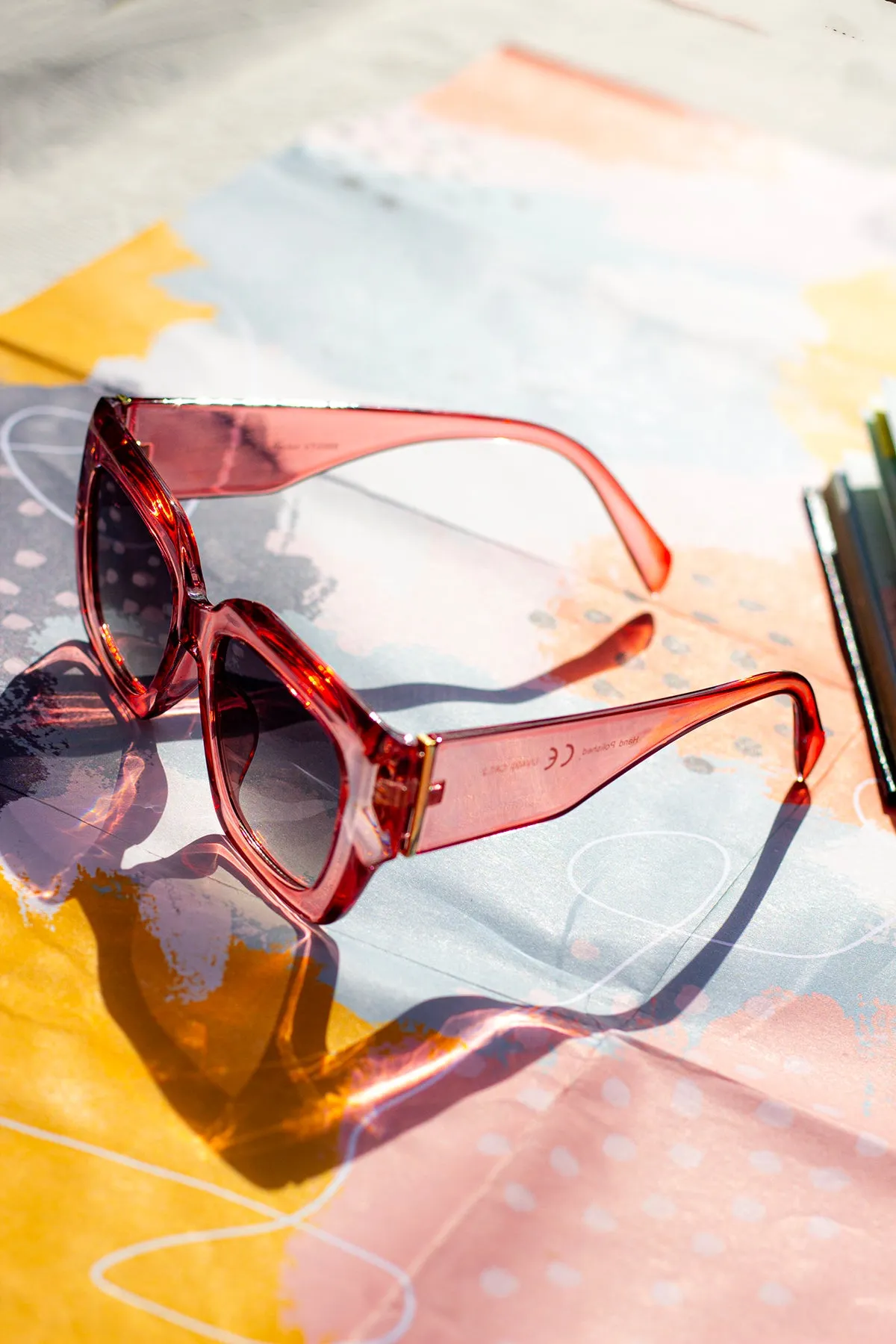 Chunky Angled Square Sunglasses