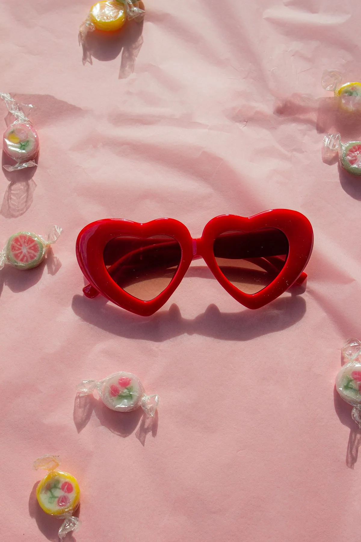 Chunky Oversized Heart Sunglasses