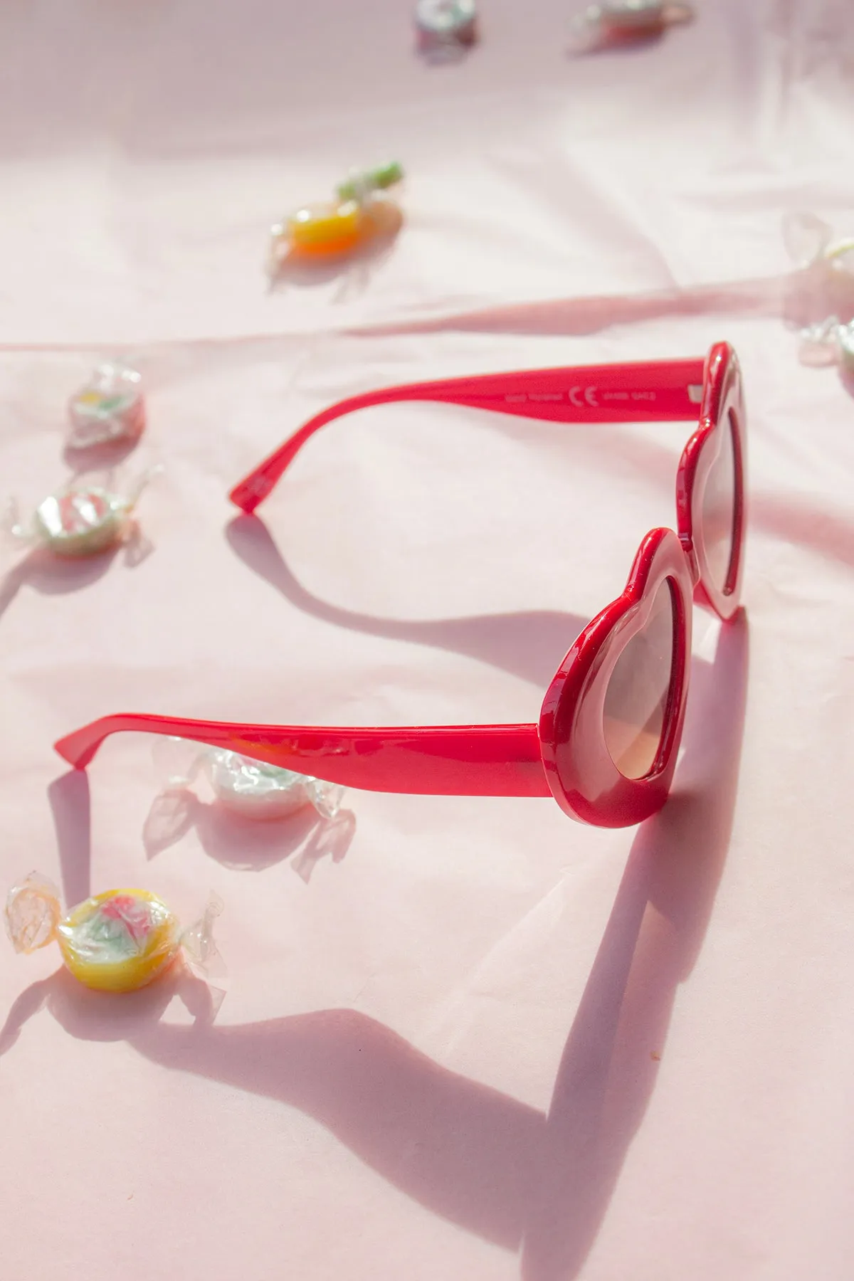 Chunky Oversized Heart Sunglasses