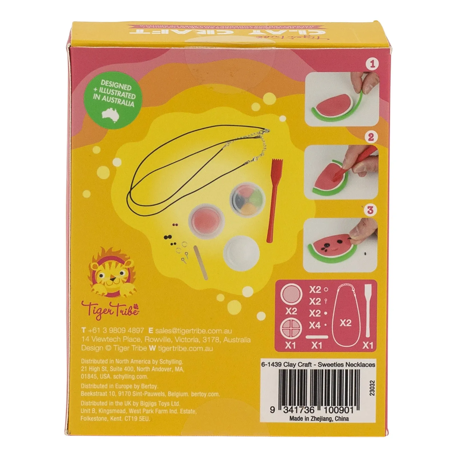 Clay Craft Sweeties Necklace Kit - 5 