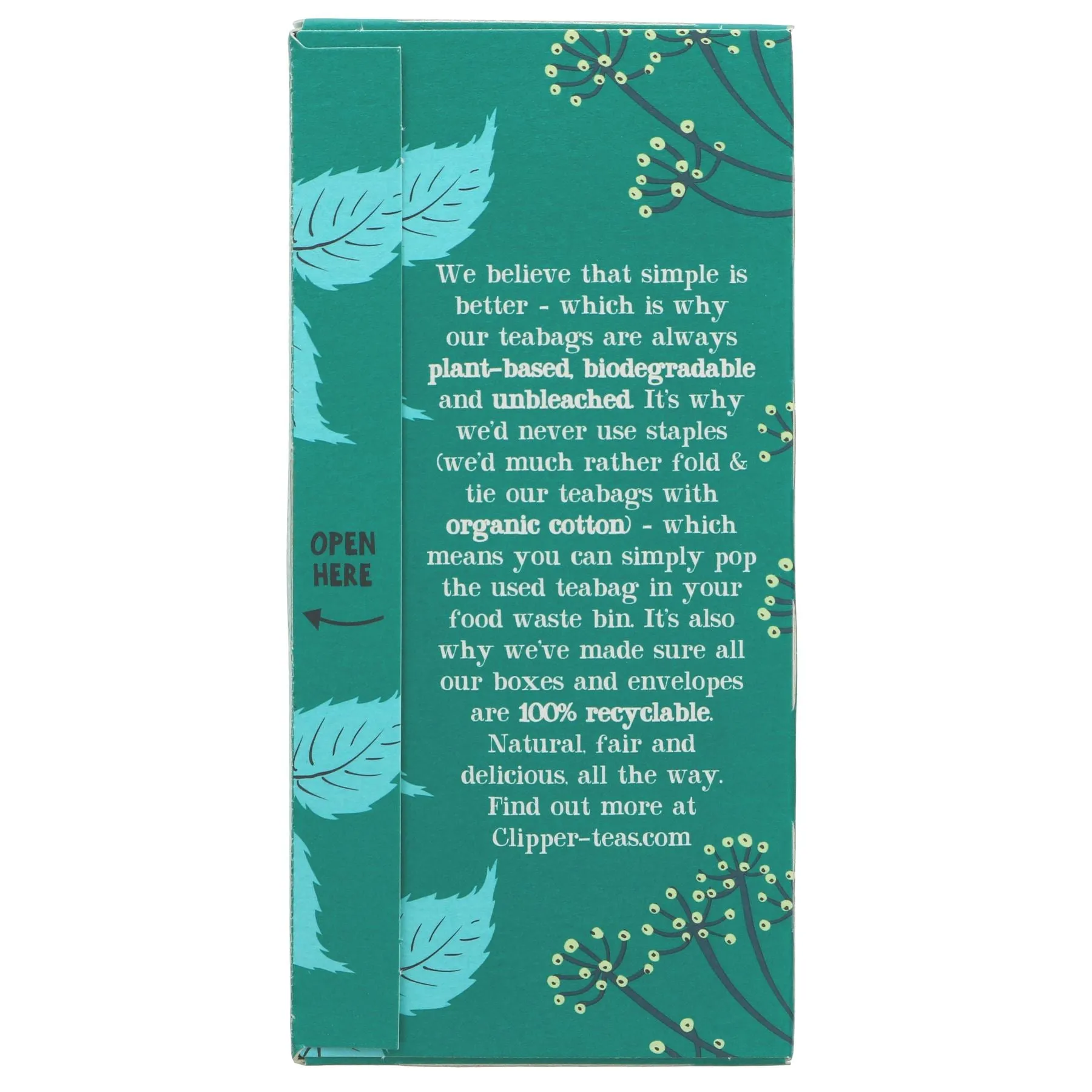 Clipper | After Dinner Mints - Double Mint and Fennel | 20 bags