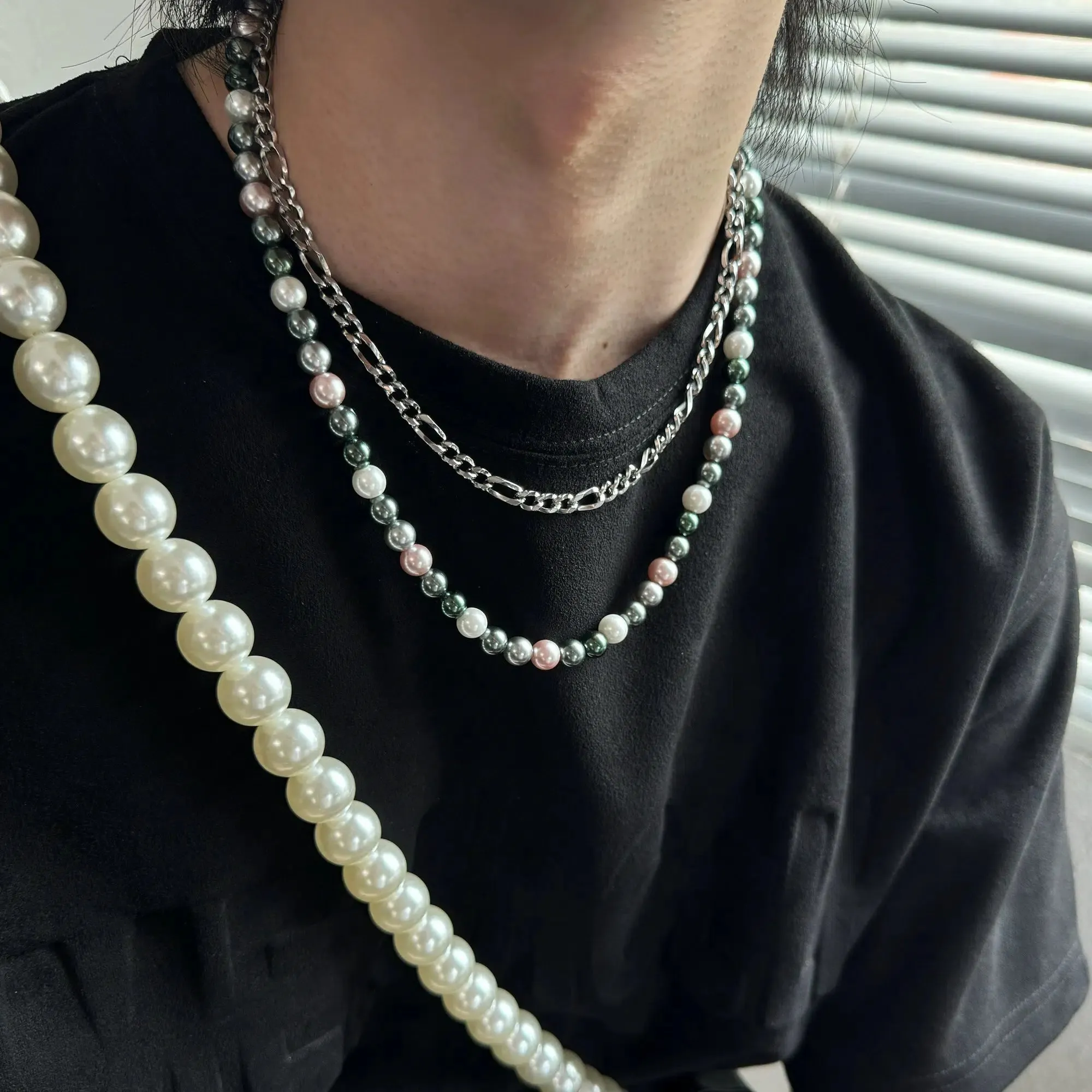 Colored Pearl Necklace