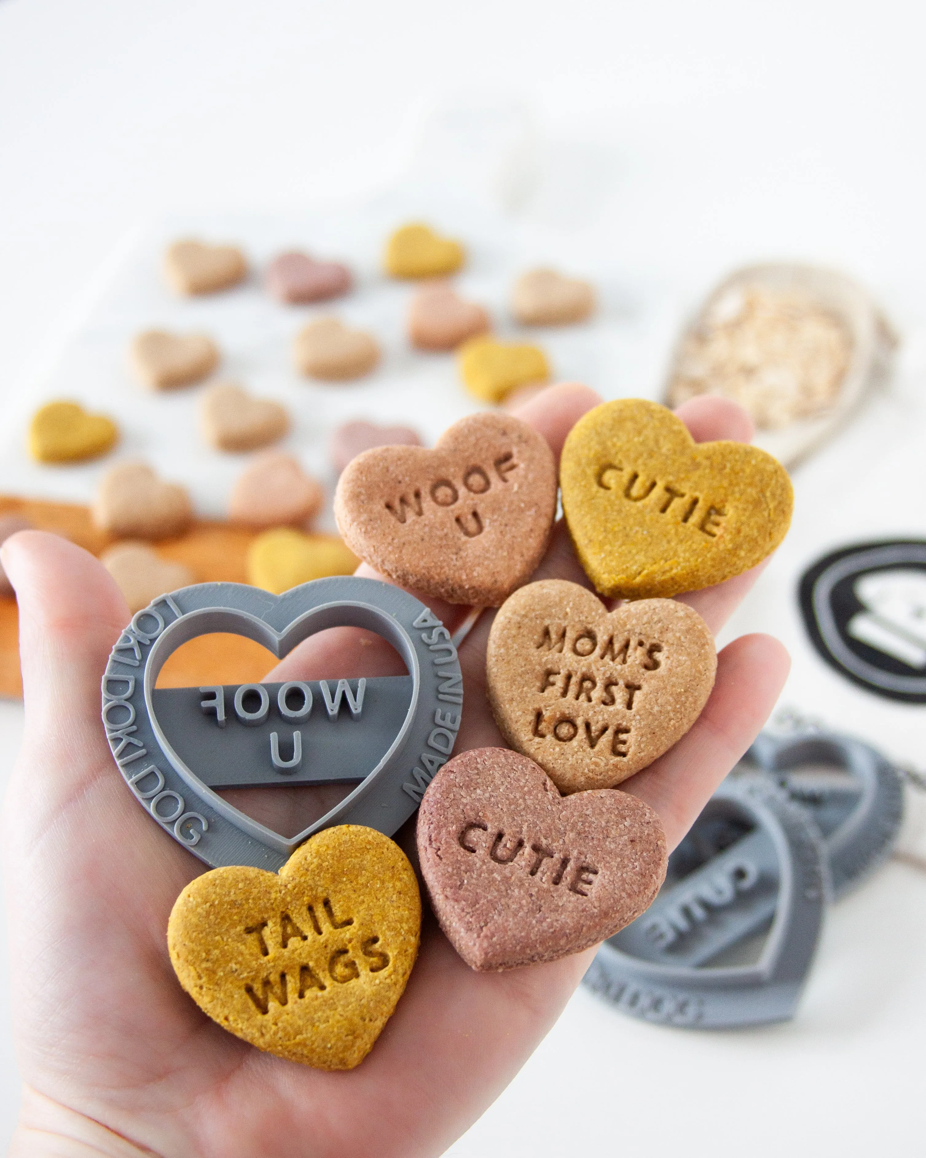 Conversation Heart Shaped Cookie Cutter (CREATE YOUR OWN BUNDLE of 10 - PLUS FREE Mini Heart Cookie Cutter