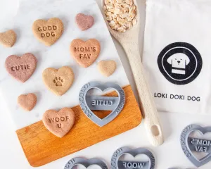 Conversation Heart Shaped Cookie Cutter (CREATE YOUR OWN BUNDLE of 10 - PLUS FREE Mini Heart Cookie Cutter