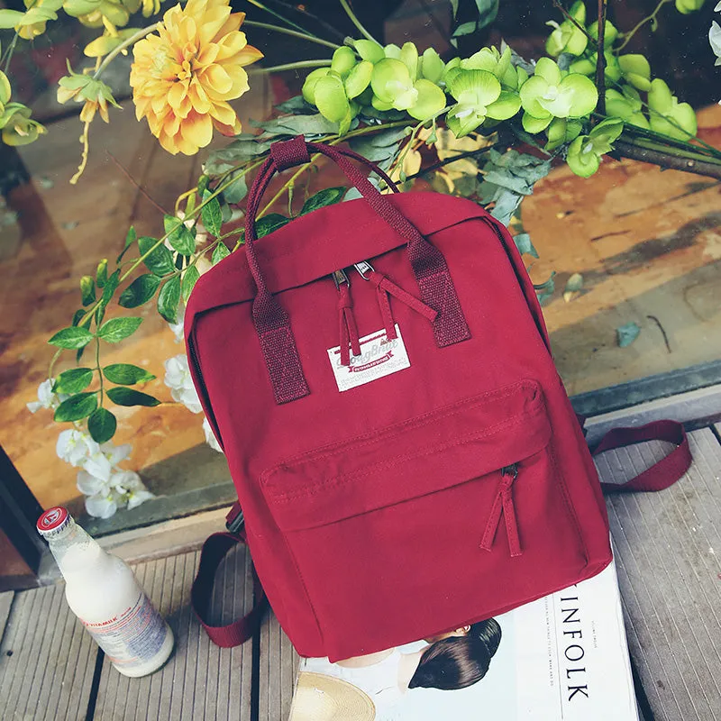 Cotton Fabric Backpack