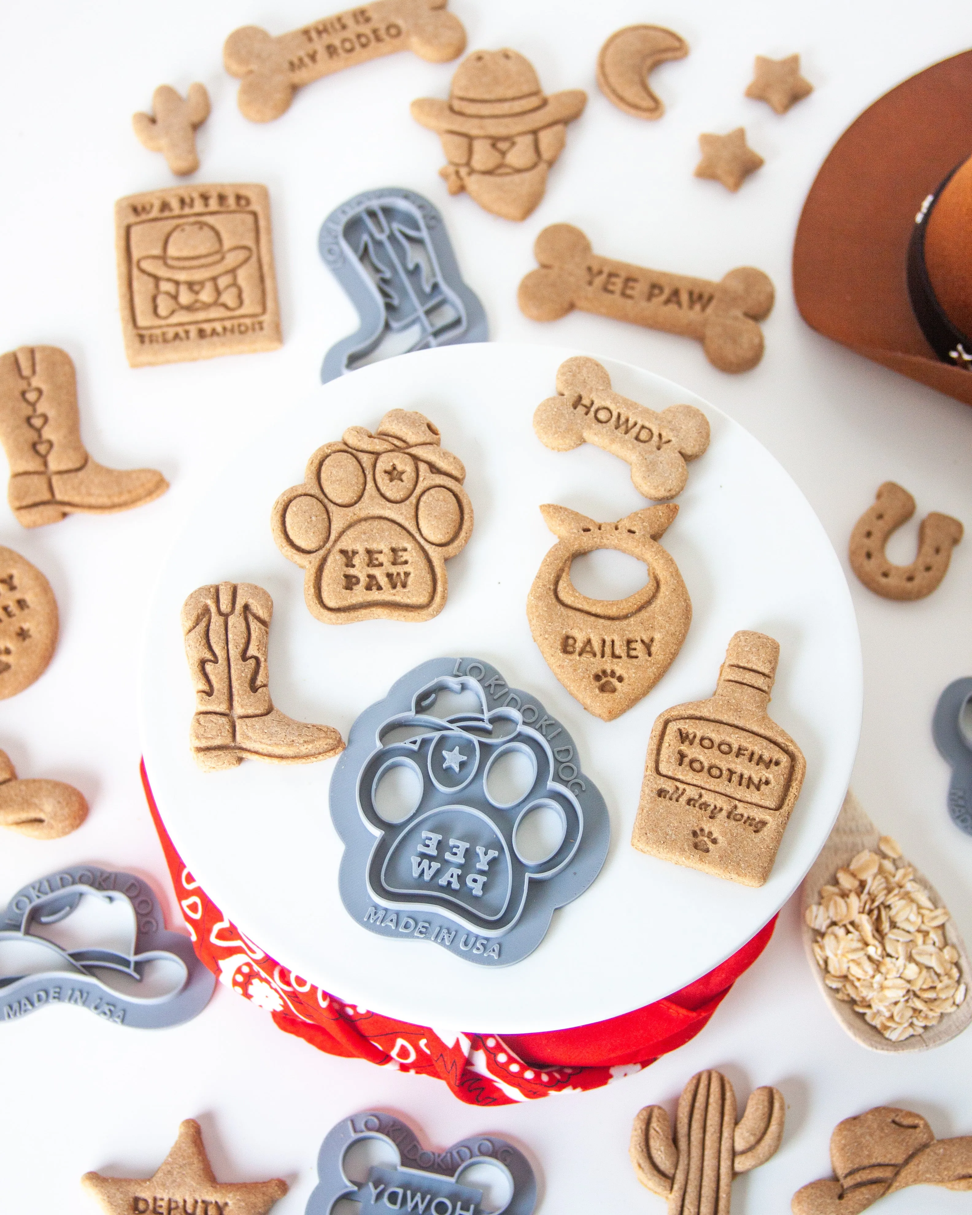 Cowboy Hat Cookie Cutter (Two Styles Available)
