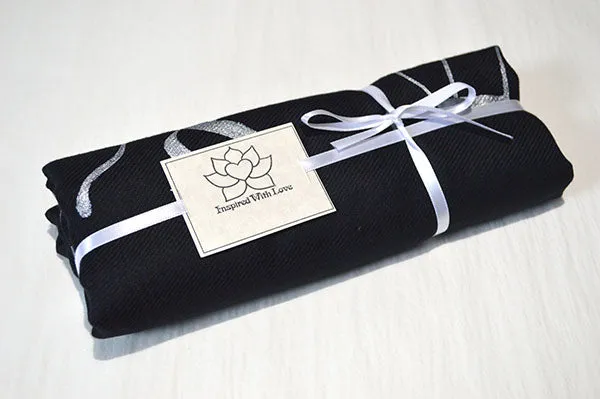 Custom Hand-painted Hebrew Shema Prayer Script Shawl (100% Viscose) - Made to Order