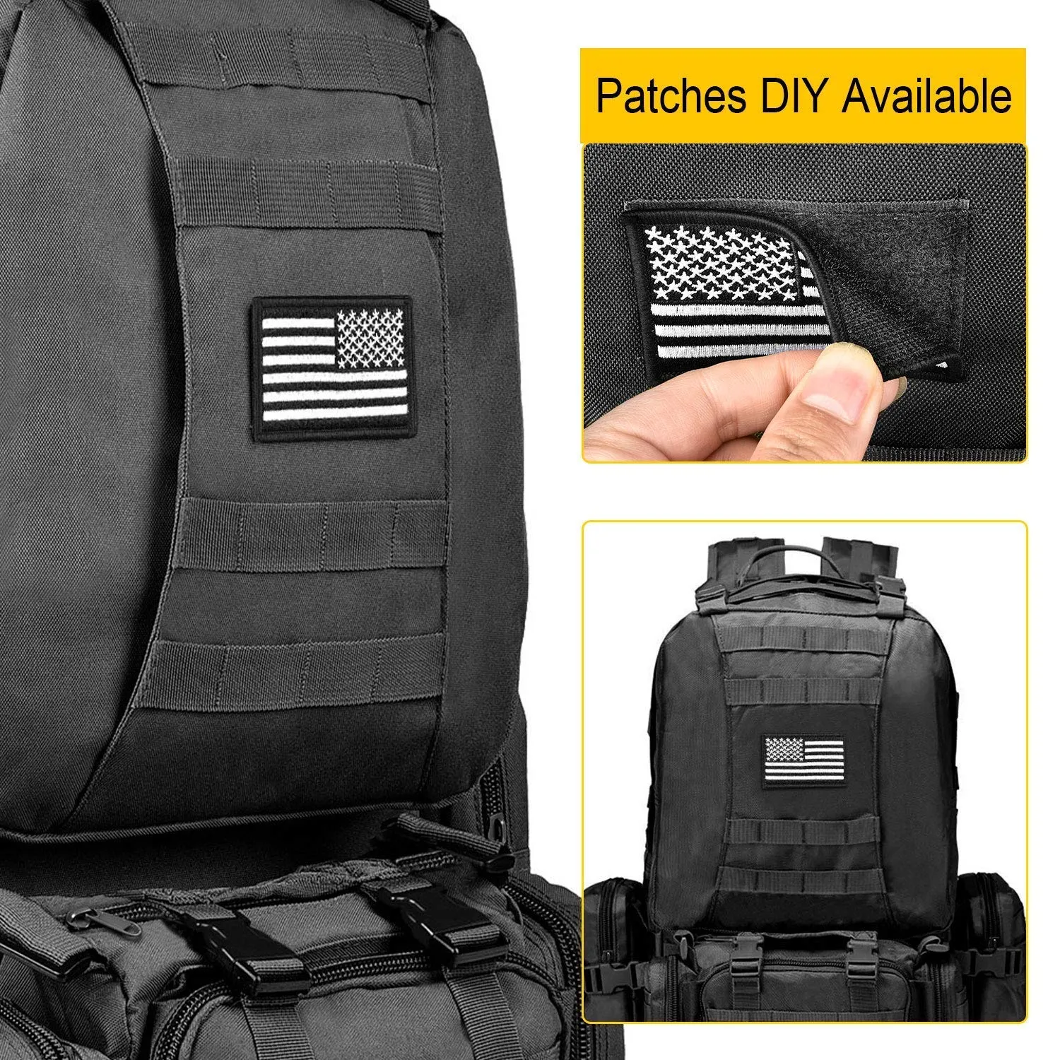 CVLIFE 60L Tactical Backpack, Military Assault Pack