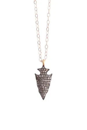 Diamond Arrowhead Necklace