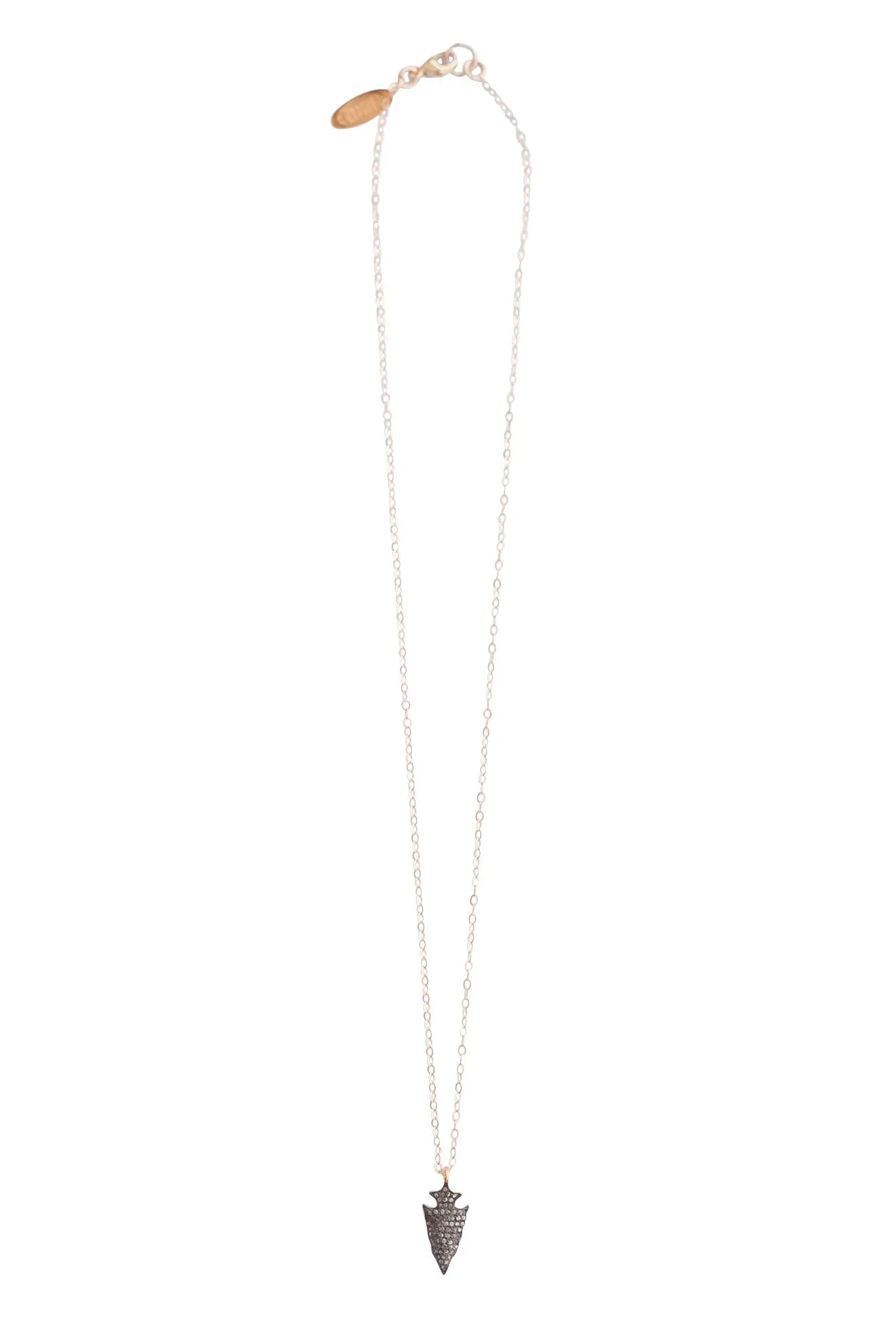Diamond Arrowhead Necklace