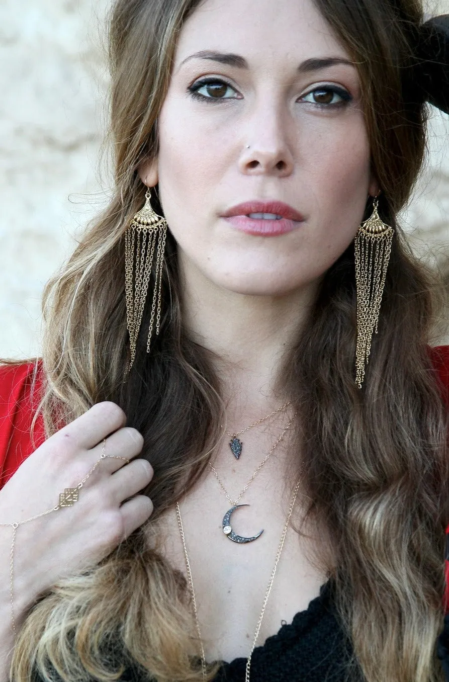 Diamond Arrowhead Necklace