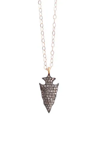 Diamond Arrowhead Necklace