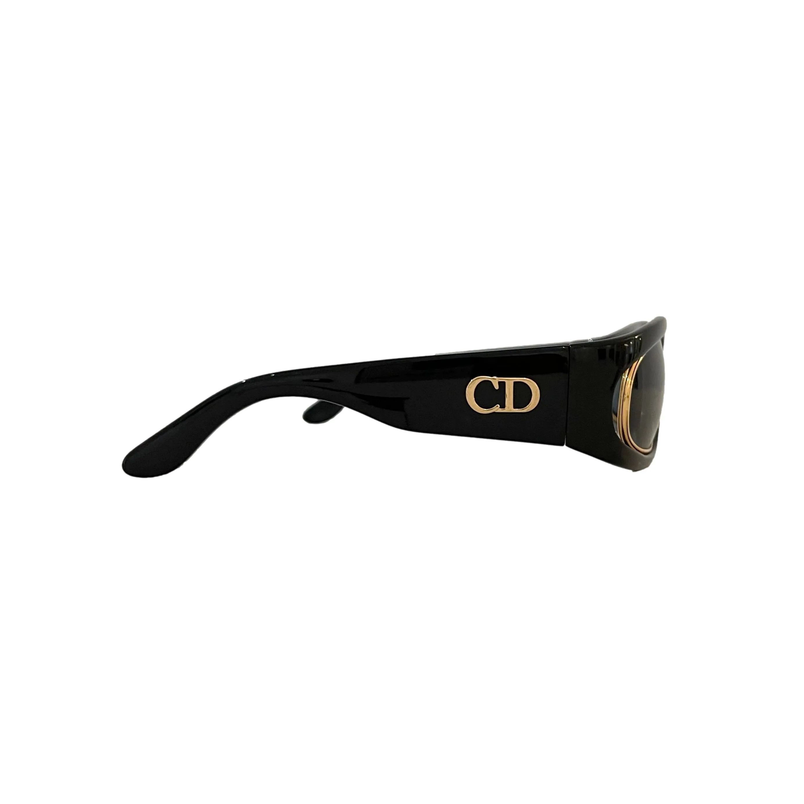 Dior Black Oversized Cutout Sunglasses