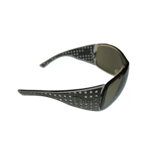 Dior Bronze Oversized Basketweave Sunglasses