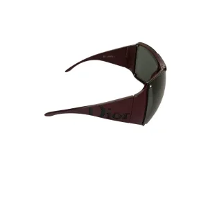 Dior Plum Logo Oversized Sunglasses