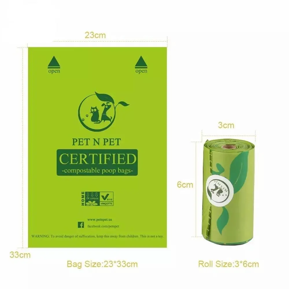 Eco-Friendly Green Dog Poop Bags