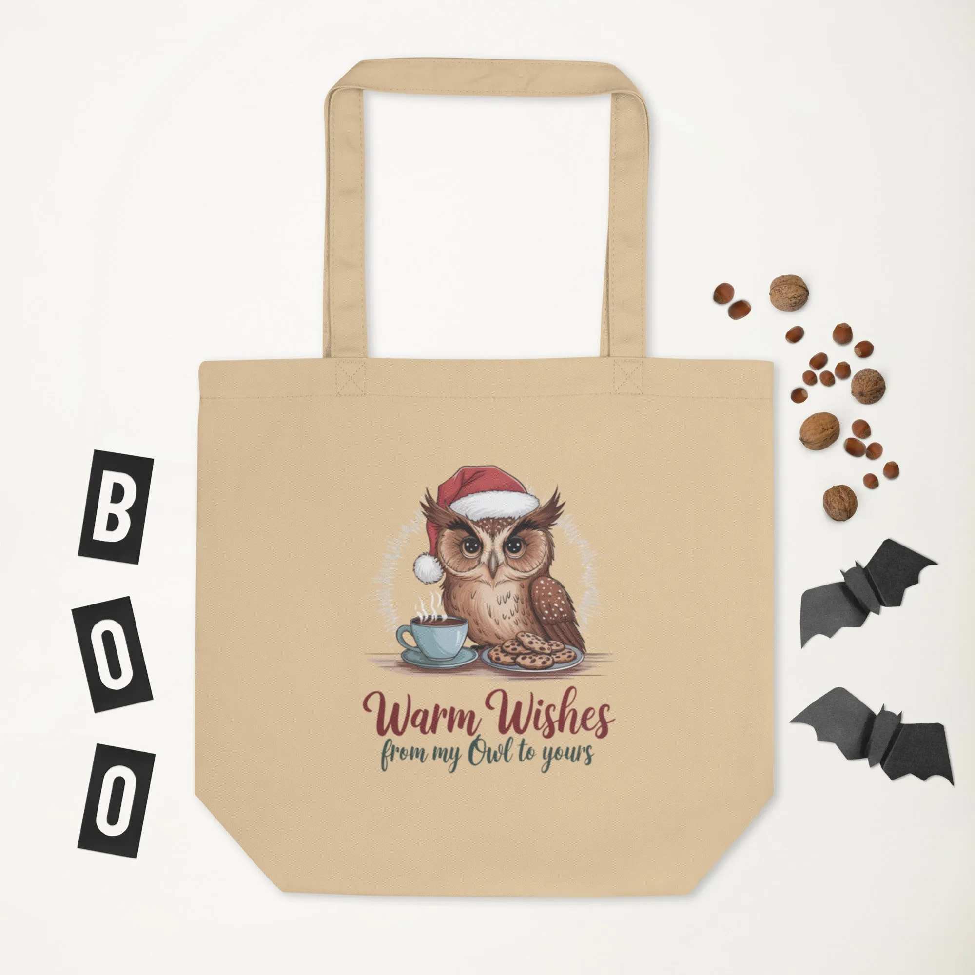 Eco Tote Bag: Owl Themed Sustainable, Versatile, and Stylish for Every Day