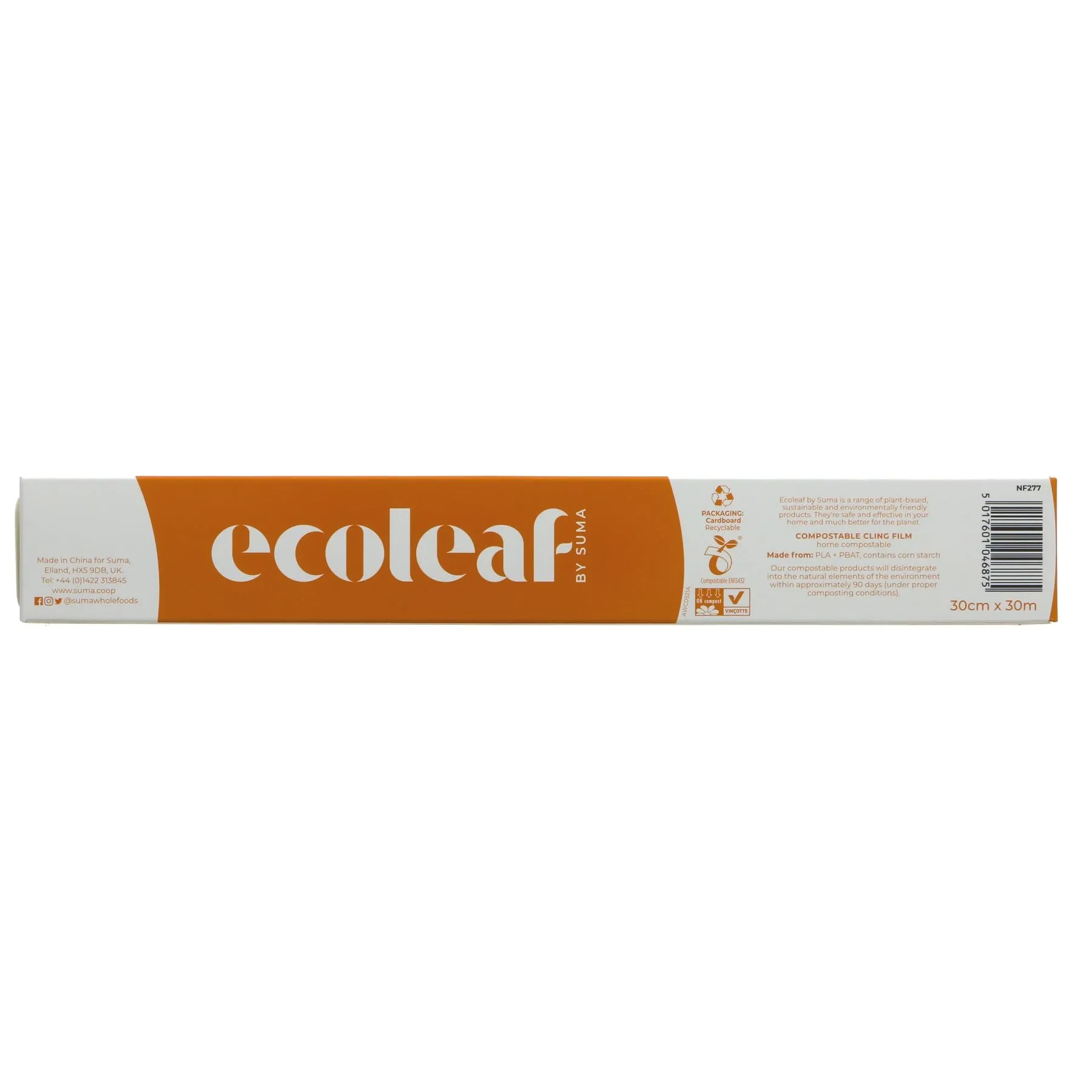 Ecoleaf | Cling Film 30cm x 30M - Home Compostable | 1