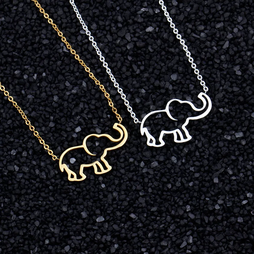Elephant Pendant Necklaces