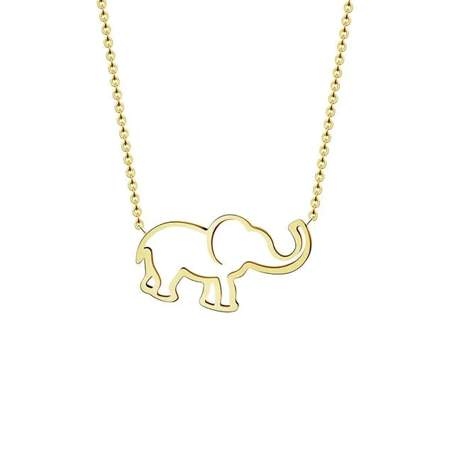 Elephant Pendant Necklaces