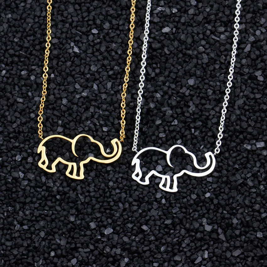 Elephant Pendant Necklaces