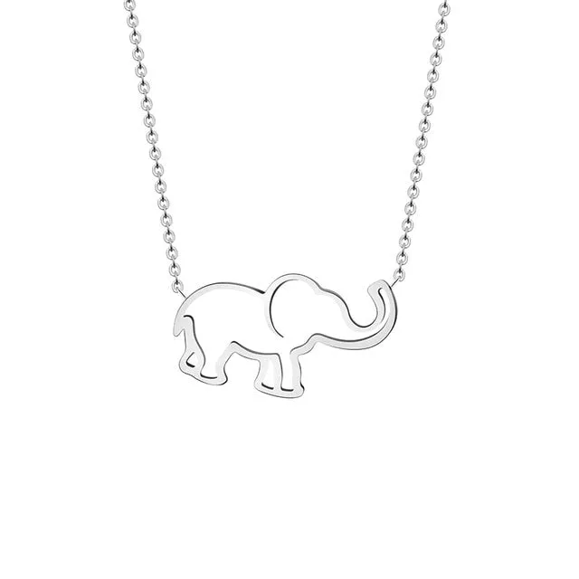 Elephant Pendant Necklaces