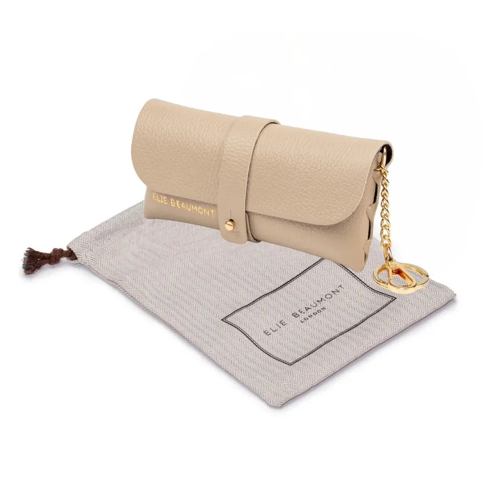 Elie Beaumont Spectacles/Sunglasses Case Biscuit